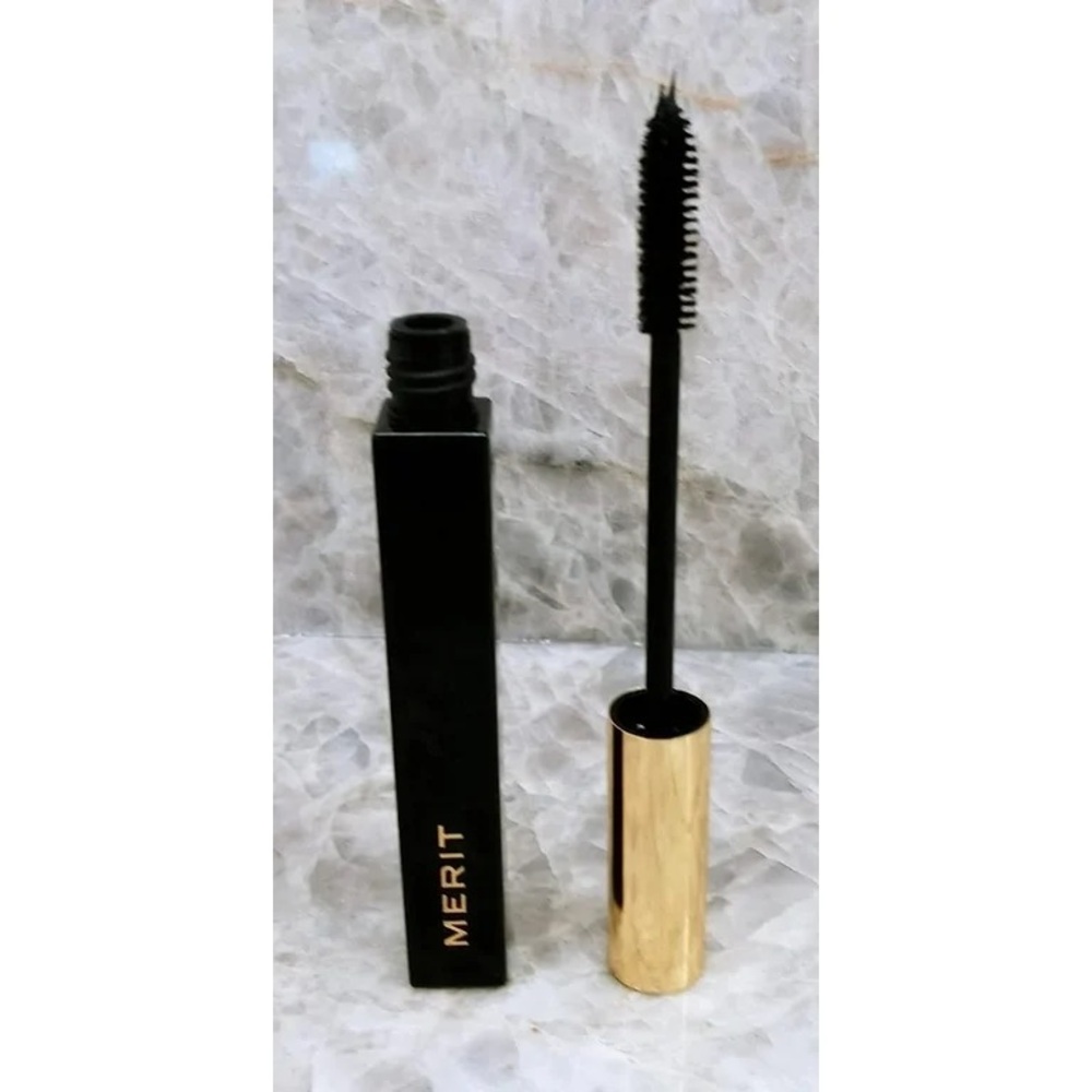 Merit Clean Lash Lengthening Mascara Perfect Black - 0.25 oz NEW IN BOX